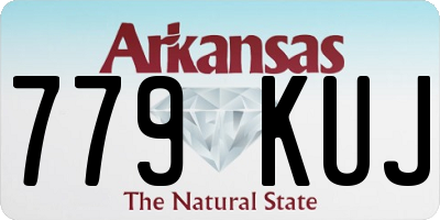 AR license plate 779KUJ