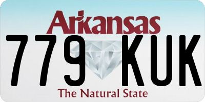AR license plate 779KUK