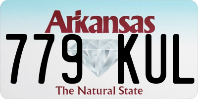 AR license plate 779KUL