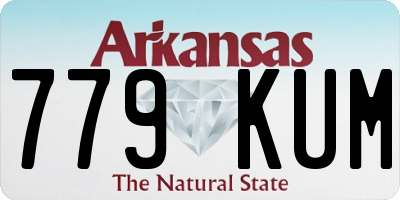 AR license plate 779KUM