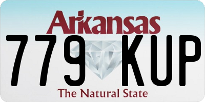 AR license plate 779KUP