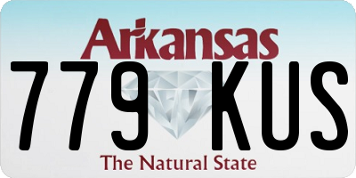 AR license plate 779KUS