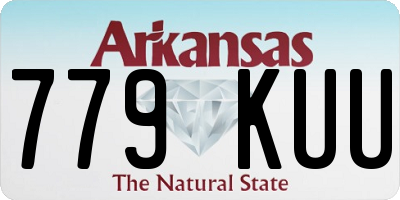 AR license plate 779KUU