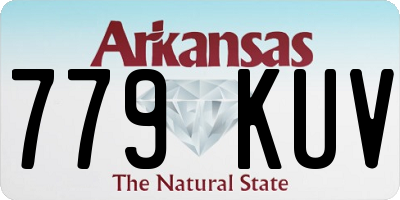 AR license plate 779KUV