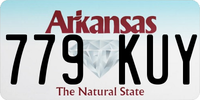 AR license plate 779KUY