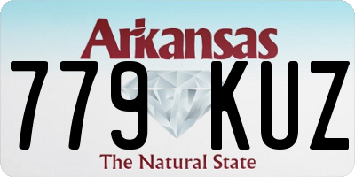 AR license plate 779KUZ