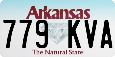 AR license plate 779KVA
