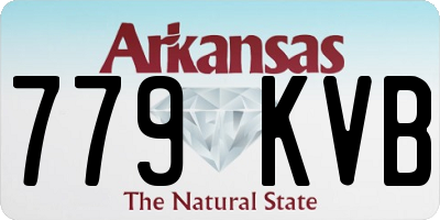 AR license plate 779KVB