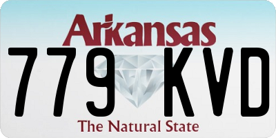 AR license plate 779KVD