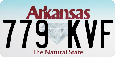 AR license plate 779KVF