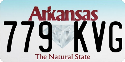 AR license plate 779KVG