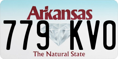 AR license plate 779KVO