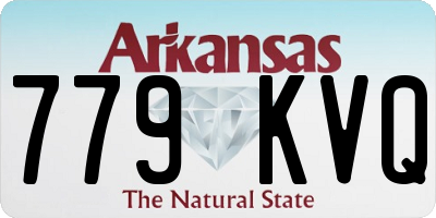 AR license plate 779KVQ
