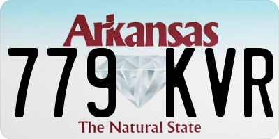 AR license plate 779KVR