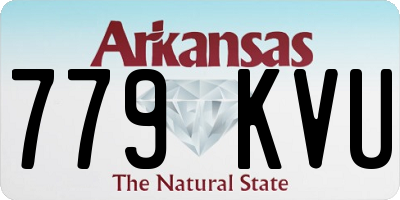 AR license plate 779KVU