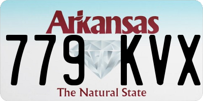 AR license plate 779KVX