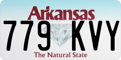 AR license plate 779KVY