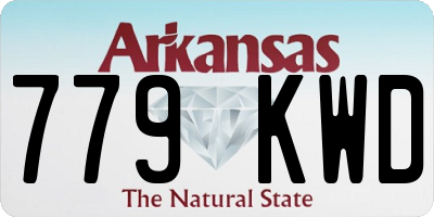AR license plate 779KWD