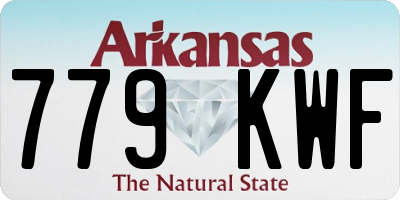 AR license plate 779KWF