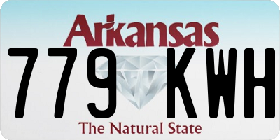 AR license plate 779KWH