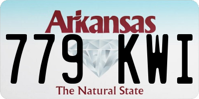 AR license plate 779KWI