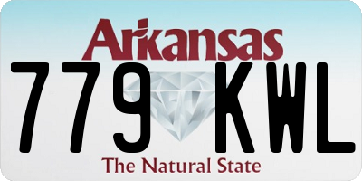 AR license plate 779KWL