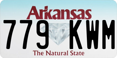 AR license plate 779KWM