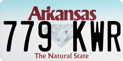 AR license plate 779KWR