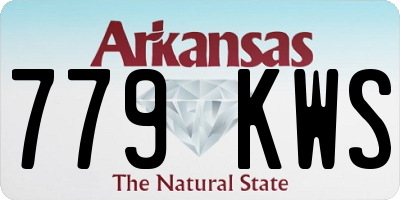 AR license plate 779KWS