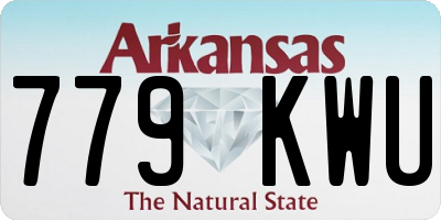 AR license plate 779KWU
