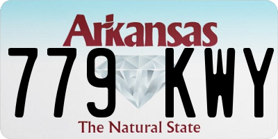 AR license plate 779KWY