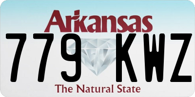 AR license plate 779KWZ