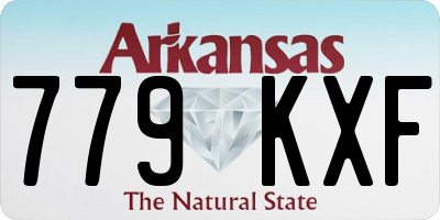 AR license plate 779KXF