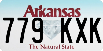AR license plate 779KXK