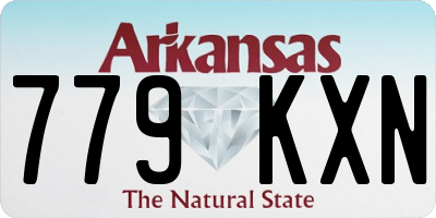 AR license plate 779KXN