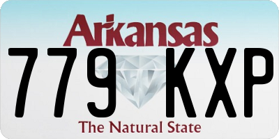 AR license plate 779KXP