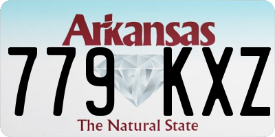 AR license plate 779KXZ