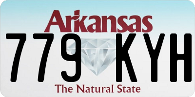 AR license plate 779KYH