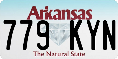 AR license plate 779KYN