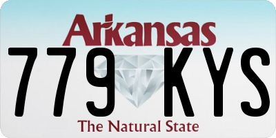 AR license plate 779KYS