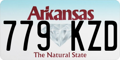AR license plate 779KZD