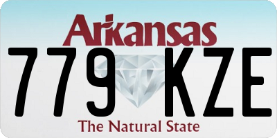 AR license plate 779KZE