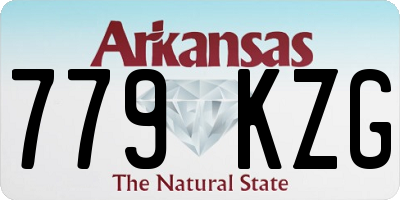 AR license plate 779KZG
