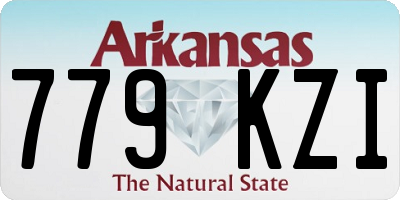 AR license plate 779KZI