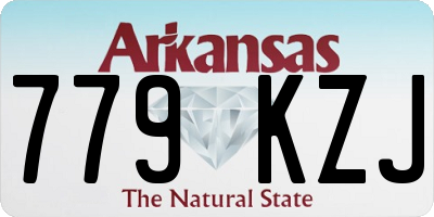 AR license plate 779KZJ