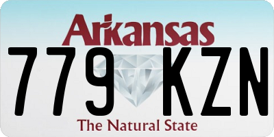 AR license plate 779KZN