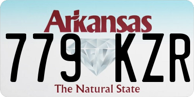 AR license plate 779KZR