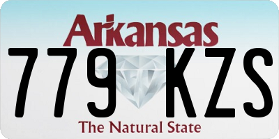 AR license plate 779KZS