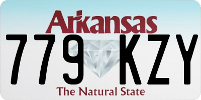 AR license plate 779KZY