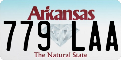AR license plate 779LAA